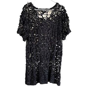 ❌SOLD❌ KSUBI distressed top // coverup // dress